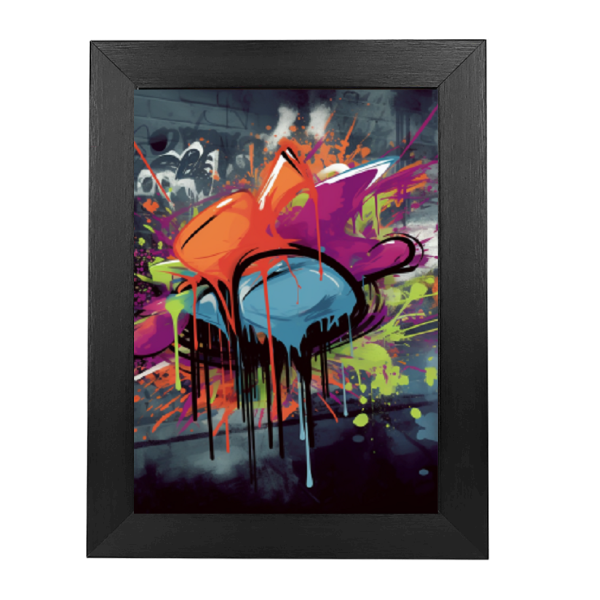 لوحة كانفس اطار عريض