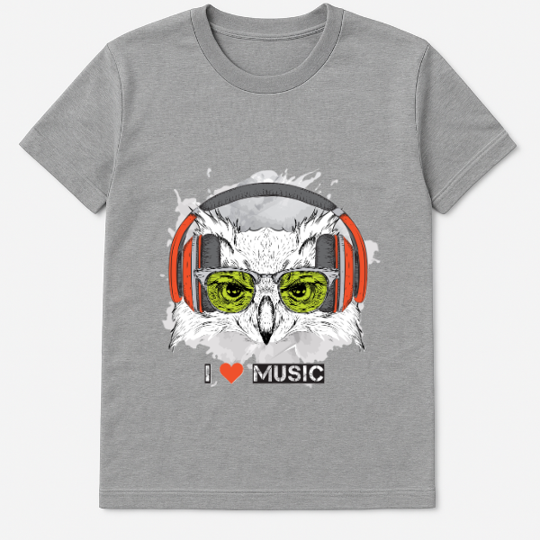 Round-Neck Basic cotton T-shirt- تي شيرت قطني أساس...